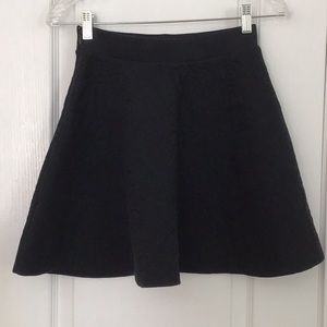 Gap Quilted Black Skirt